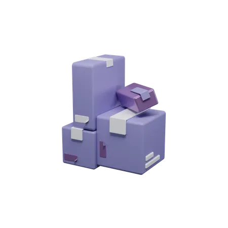 패키지  3D Icon