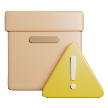 Package Alert  3D Icon