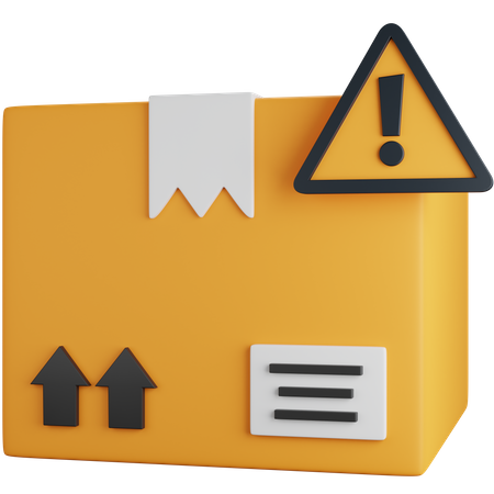 Package Alert  3D Icon