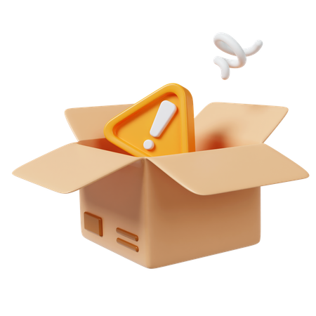 Package Alert  3D Icon