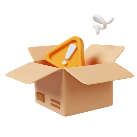 Package Alert  3D Icon