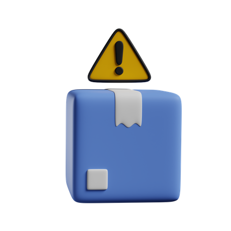 Package Alert  3D Icon