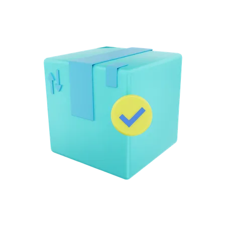 Package Approved  3D Illustration