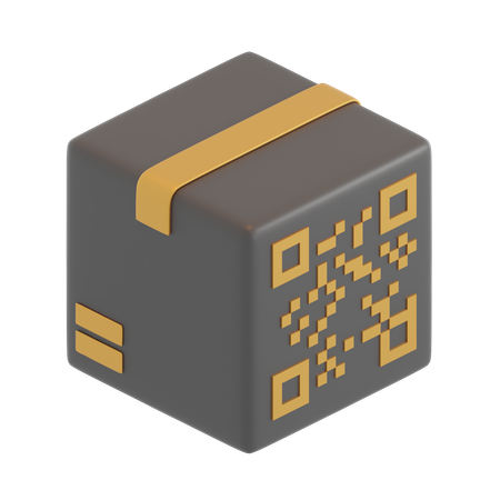 Package Barcode  3D Icon