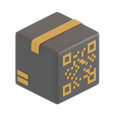 Package Barcode  3D Icon