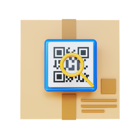 Package Barcode  3D Icon