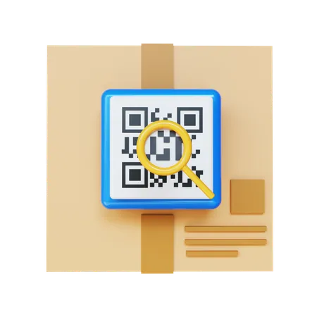 Package Barcode  3D Icon