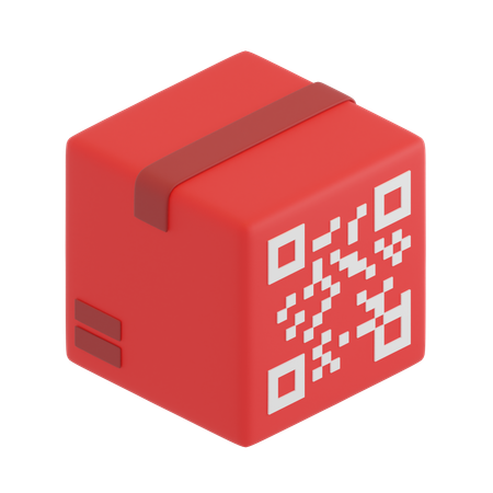 Package Barcode  3D Icon