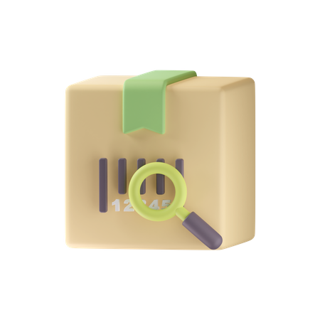 Package Barcode  3D Icon
