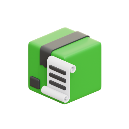 Package Bill  3D Icon