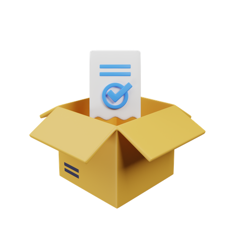 Package Bill  3D Icon