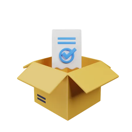 Package Bill  3D Icon