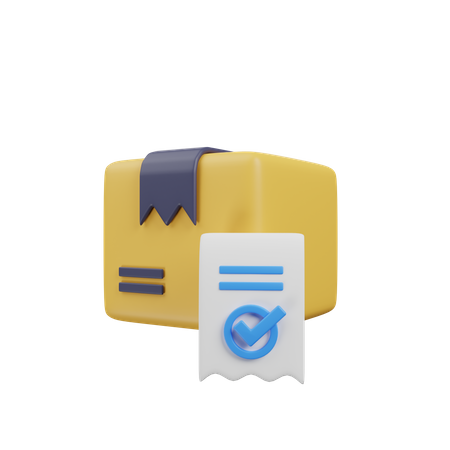 Package Bill  3D Icon