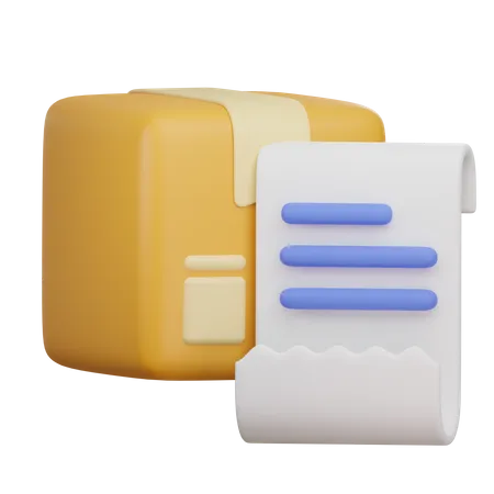 Package Bill  3D Icon