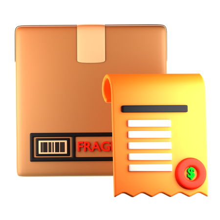 Package Bill  3D Icon