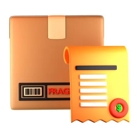 Package Bill  3D Icon