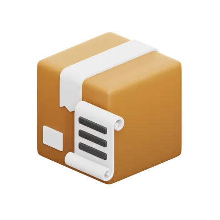 Package Bill  3D Icon