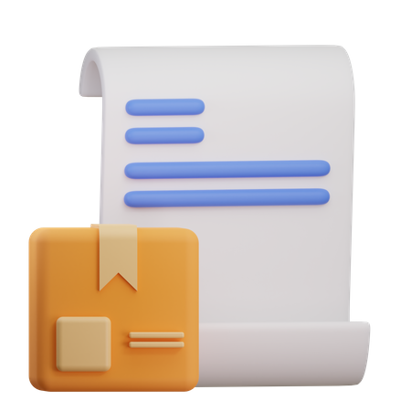 Package Bill  3D Icon