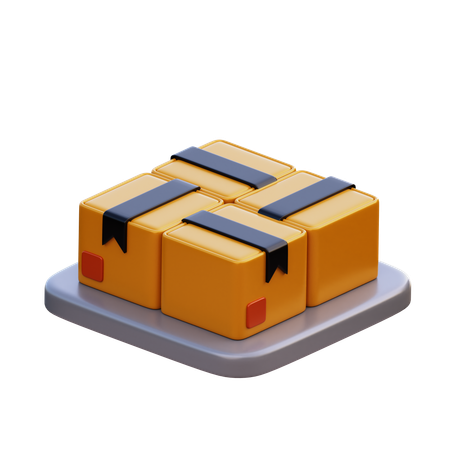 Package Box  3D Icon