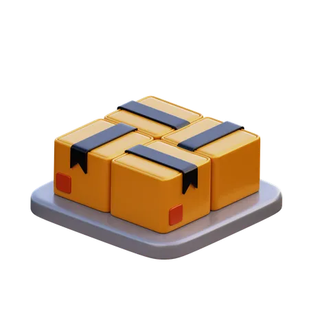 Package Box  3D Icon