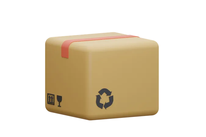 Package Box  3D Icon