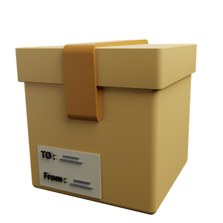 Package Box  3D Icon