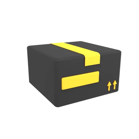 3 D Parcel Box Or Cardboard Boxes Icon Ecommerce Illustration 3D Icon