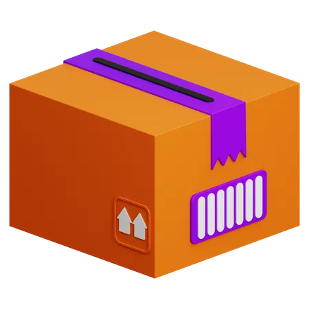 Package Box 3D Icon
