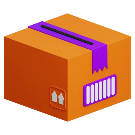 Package Box 3 D Shopping Illustration 3D Icon