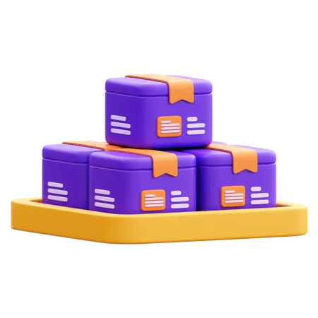 Package Box 3 D Icon Illustration 3D Icon