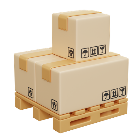 Package Box Palette 3D Icon