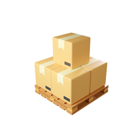 Package Box Palette  3D Icon