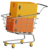 Package Boxes With Trolley