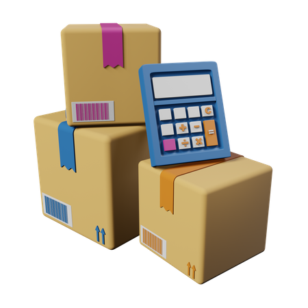 Package Calculation  3D Icon