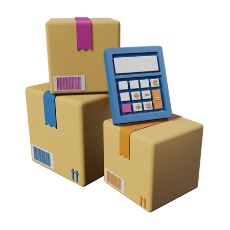 Package Calculation  3D Icon