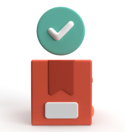 Package Checked  3D Icon