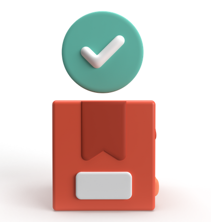 Package Checked  3D Icon