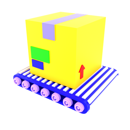 Package conveyor  3D Icon