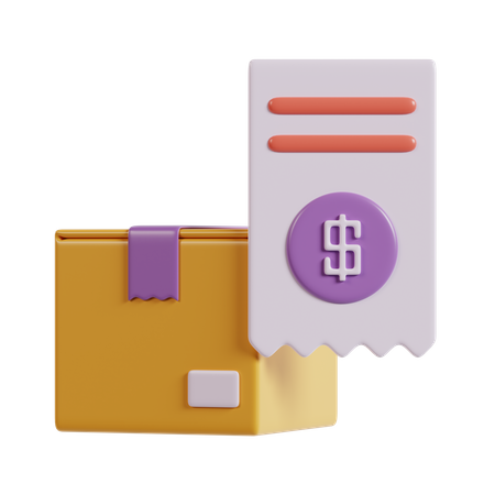 Package Cost  3D Icon