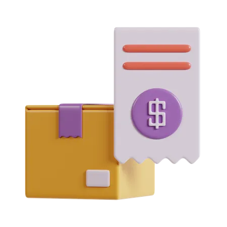 Package Cost  3D Icon