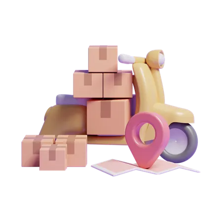 Package Delivery  3D Icon