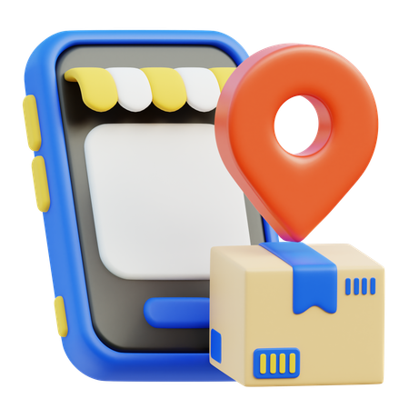 Package Delivery Service  3D Icon