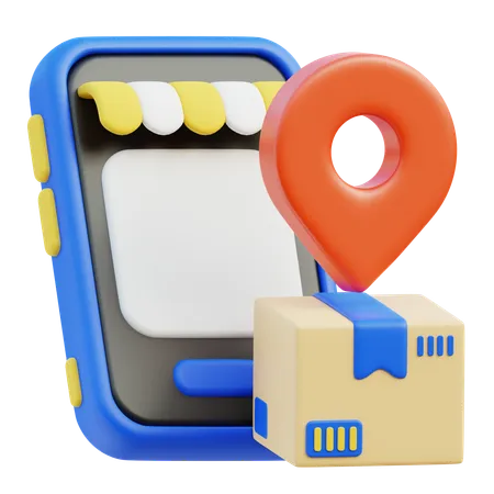 Package Delivery Service  3D Icon