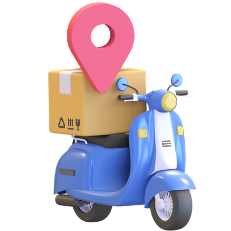 Package delivery tracking  3D Illustration