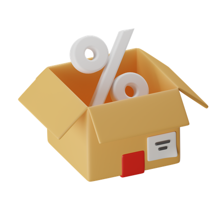 Package discount  3D Icon