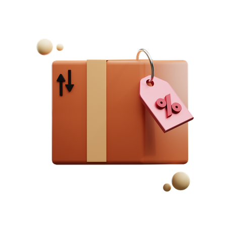 Package Discount  3D Icon