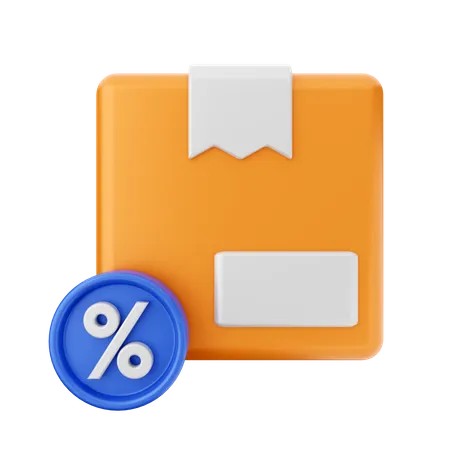 Package Discount  3D Icon