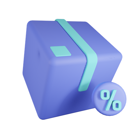 Package Discount  3D Icon