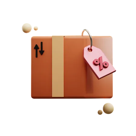Package Discount  3D Icon