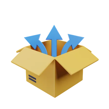 Package Distribution  3D Icon